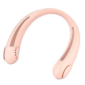 2 Pcs Pink Portable Neck Fan | Hands-Free Personal Fan | Quiet & Adjustable | Ideal for Outdoor & Indoor Use
