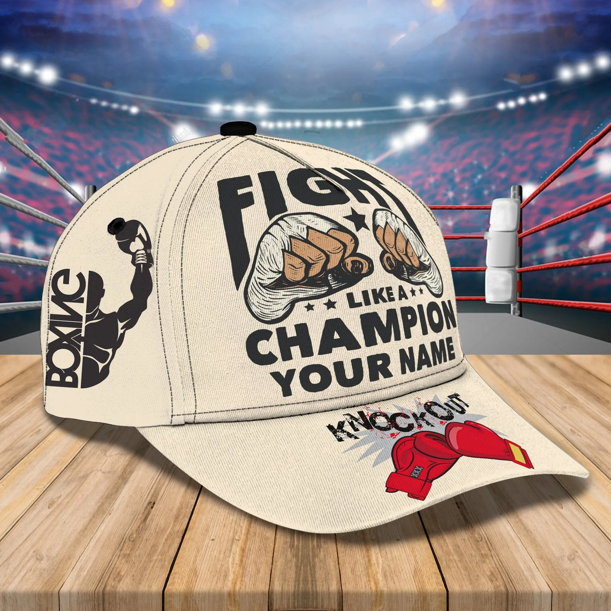 3D Classic Cap Boxing 3 Personalized Name Cap Dp348 Namashops