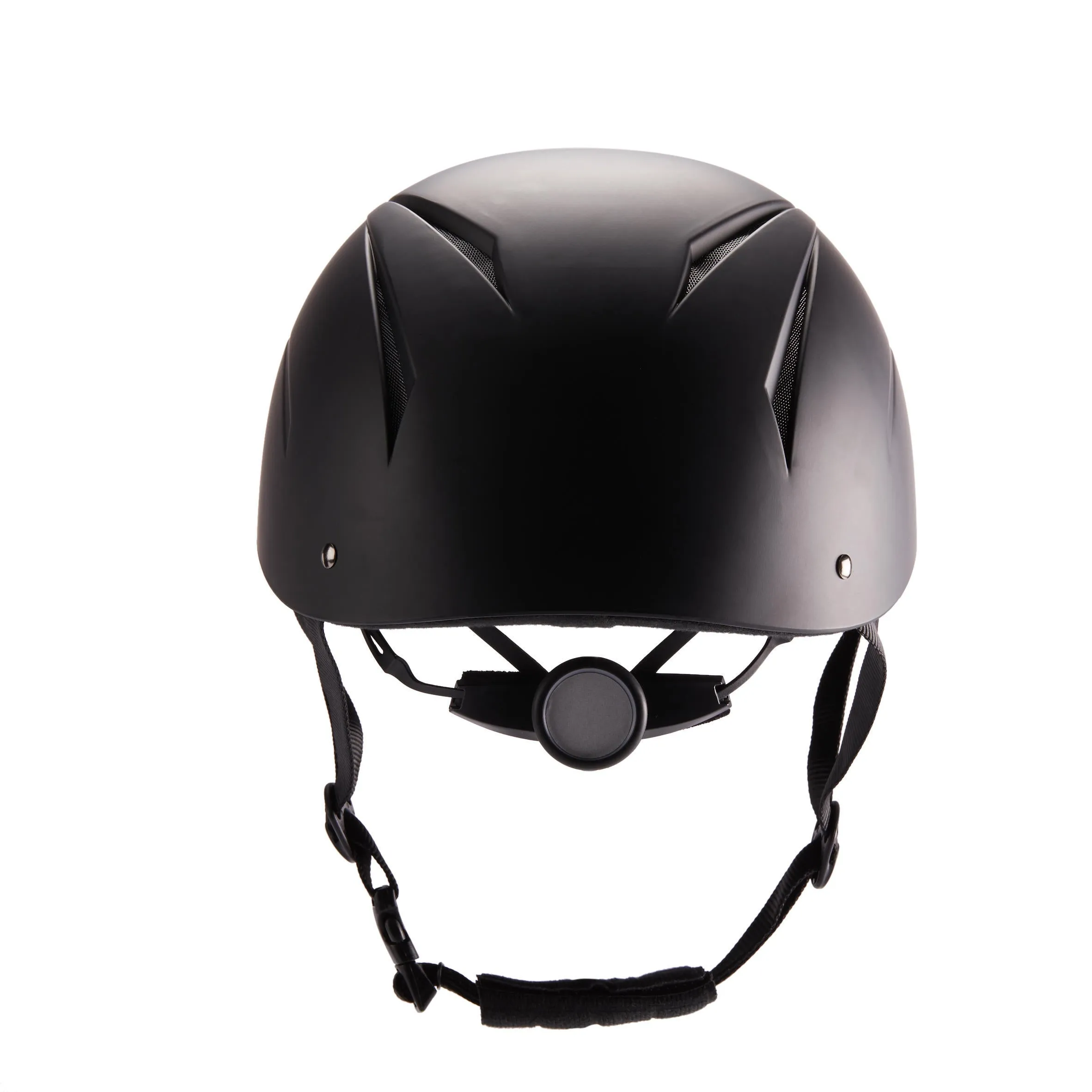 Adjustable helmet Fouganza 500 for riding, black