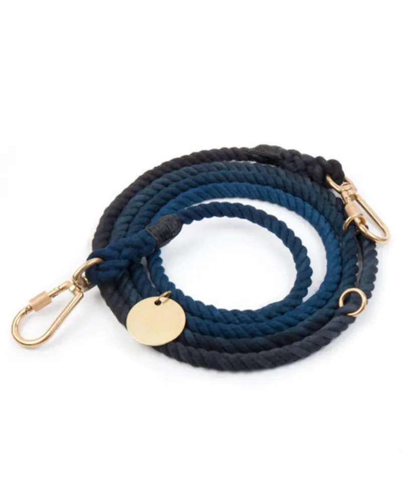 Adjustable Rope Lead in Manhattan Ombre (Made in the USA) (FINAL SALE)