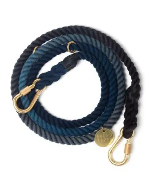 Adjustable Rope Lead in Manhattan Ombre (Made in the USA) (FINAL SALE)