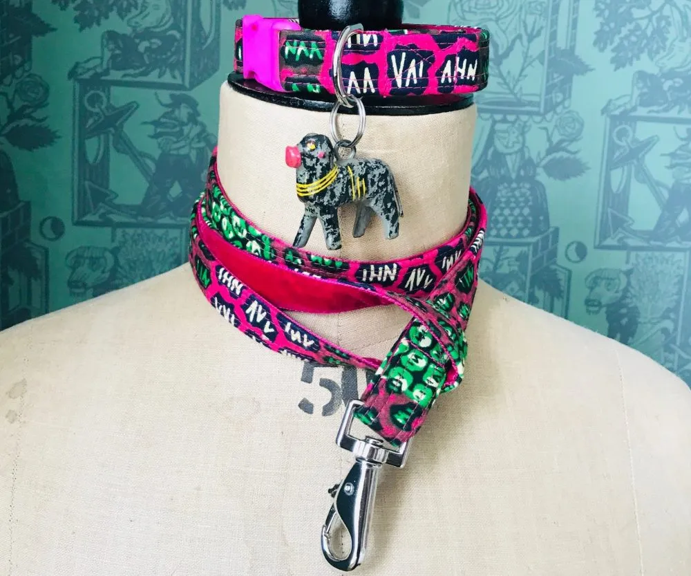 African Wax Print Dog Collars Kenya