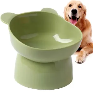 Anti-Tip Pet Bowl with Raised Stand