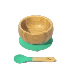 Avanchy Bamboo Suction Baby Bowl   Spoon