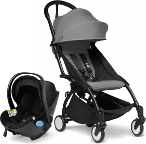 Babyzen YOYO2 6  & Clek Liingo Travel System - Black / Grey