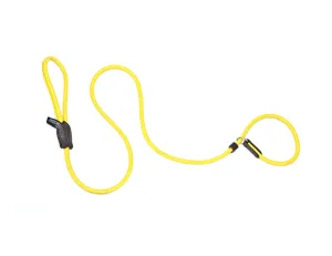 Dogs & Horses Rolled Leather Slip Lead Yellow