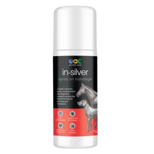 EAC In-Silver Spray On Bandage For Horses, Cattle, Dogs & Other Pets & Animals