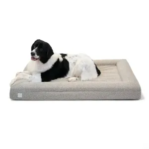 Extra Large Luxury Bouclé Orthopedic Bluewater Dog Bed (Sand)