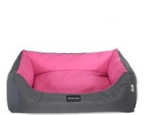 Fabotex Boston Petit Sofa Grigio    Fuxia 100cm