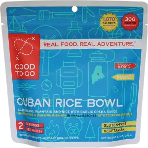 Good to-Go Dehydrated Cuban Rice Bowl - Double Serving Pouch