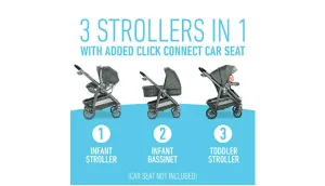 Graco Modes Bassinet Stroller, Includes Reversible Seat, Cutler