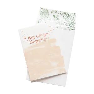 Greeting Card - This Calls For Champagne