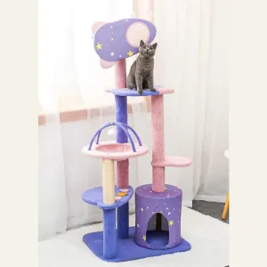 MARTINA 108-142cm Planet Cat Tree Climbing Frame