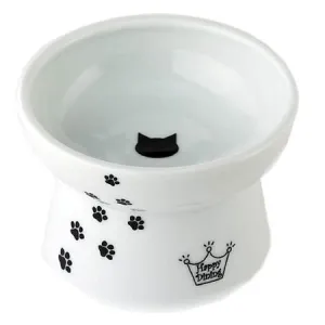 Necoichi Raised Food Cat Bowl