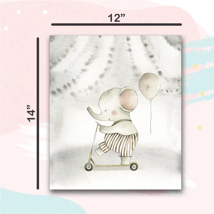Nights Circus Canvas For Wall (Set of 4)