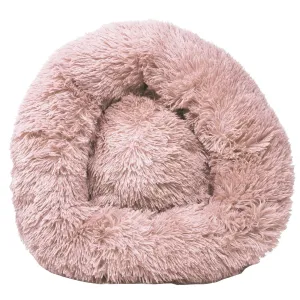 Plush dog bed machine washable