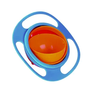 Portable Non Spill Feeding Toddler Gyro Bowl 360 Degree Rotate Dishes for Food