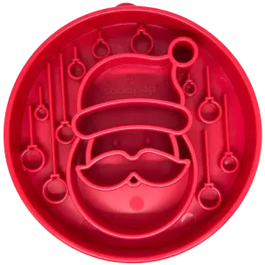 SodaPup Santa Slow Feeder Bowl