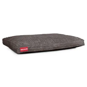 The Mattress - Orthopedic Classic Memory Foam Dog Bed - Cord Graphite Grey