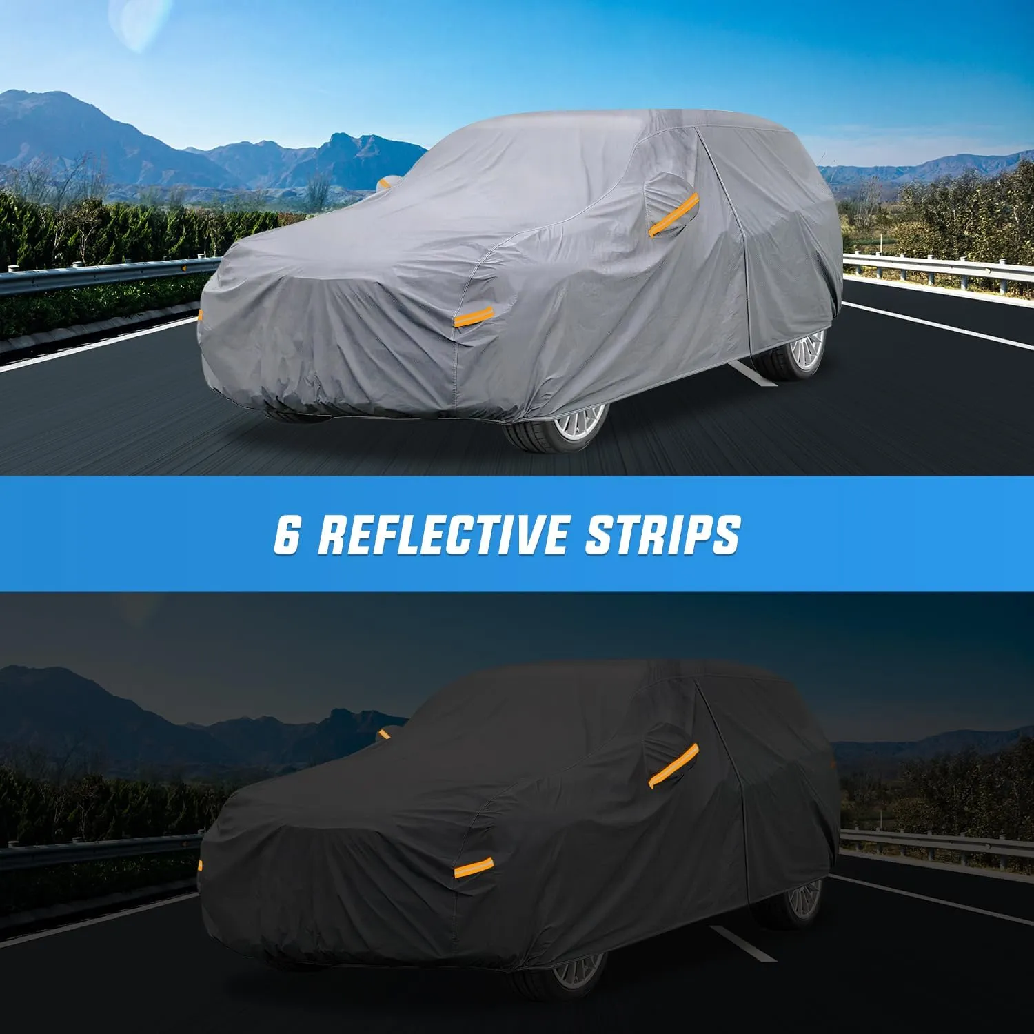 Universal Fit for SUV Jeep-Length (Up to 181in) Car Cover UV Protection