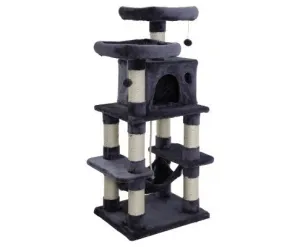 Velvet Cosmo Pet Cat Tree Scratcher Condo House