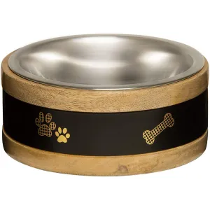 Wooden Ring Dog Bowl